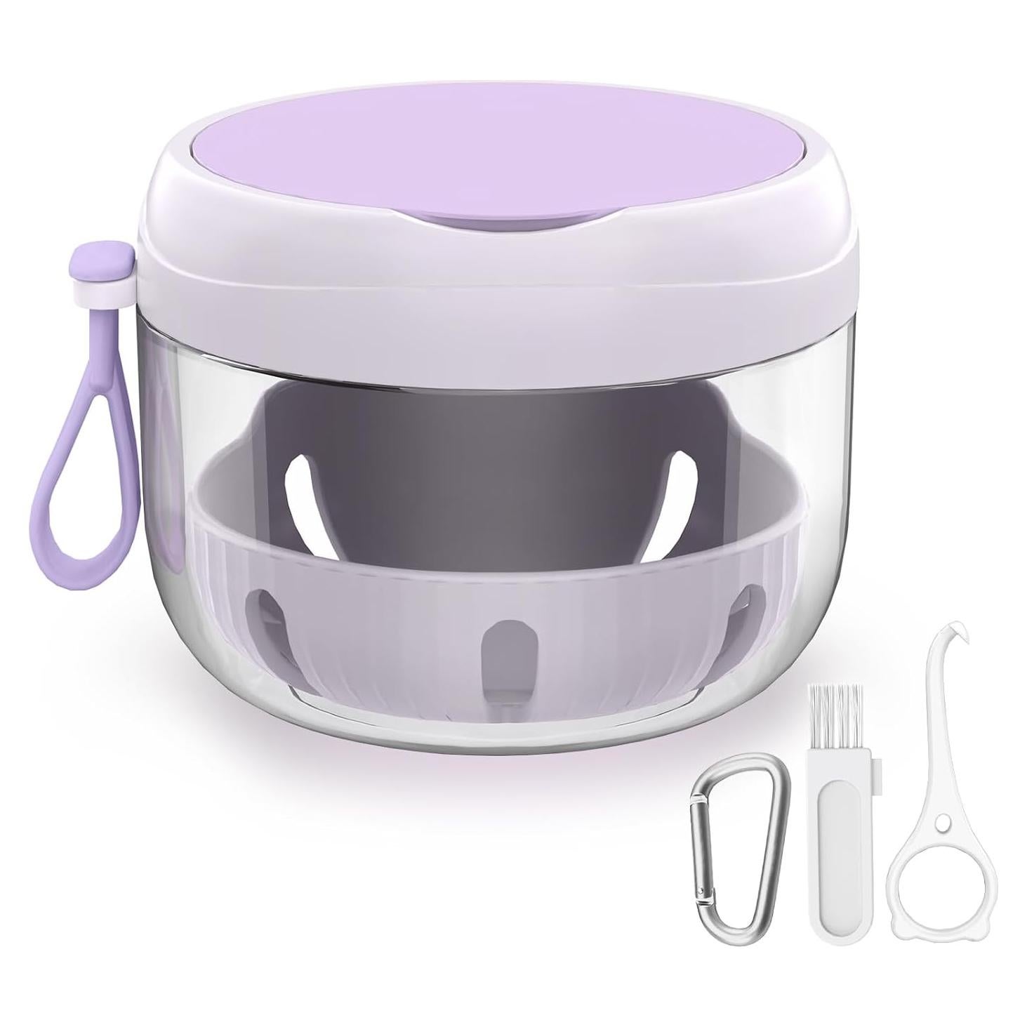 Caja de Baño para Dentaduras NETCEEM, Estuche Portátil 9.4cm