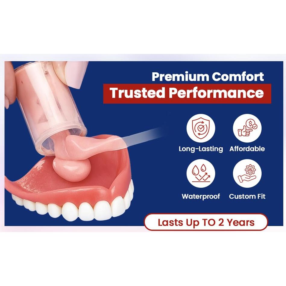 Kit de Relineado de Dentaduras Perma Soft - 1 Placa Individual