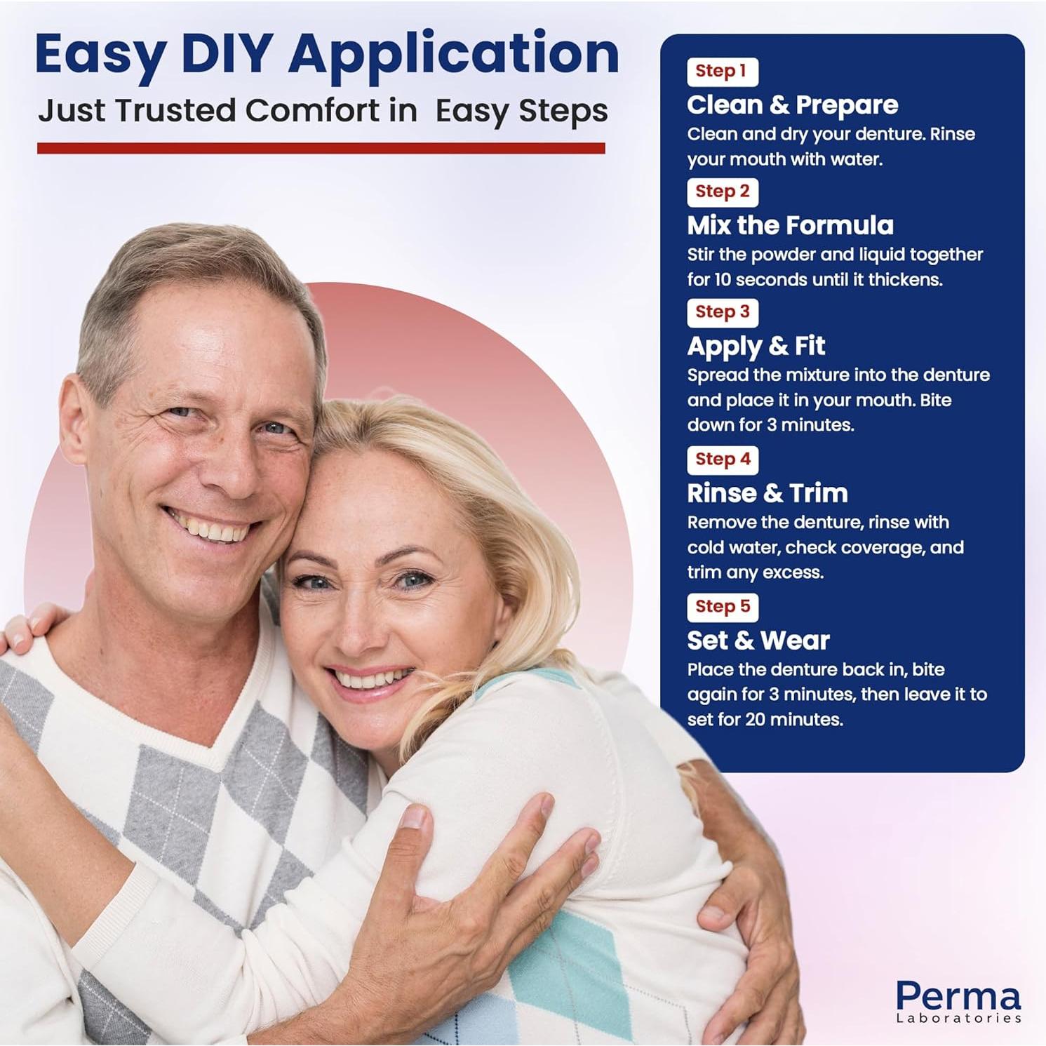 Kit de Relineado de Dentaduras Perma Soft - 1 Placa Individual