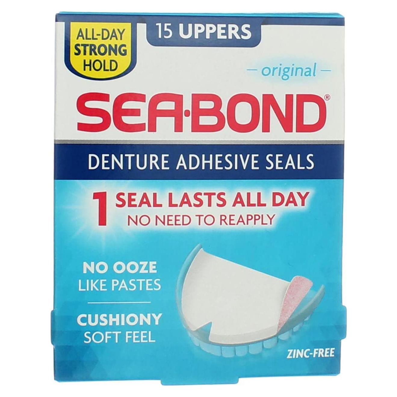 Adhesivo para Dentaduras Sea Bond 15ct Libre de Zinc