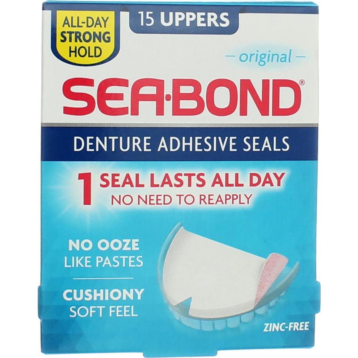 Adhesivo para Dentaduras Sea Bond 15ct Libre de Zinc