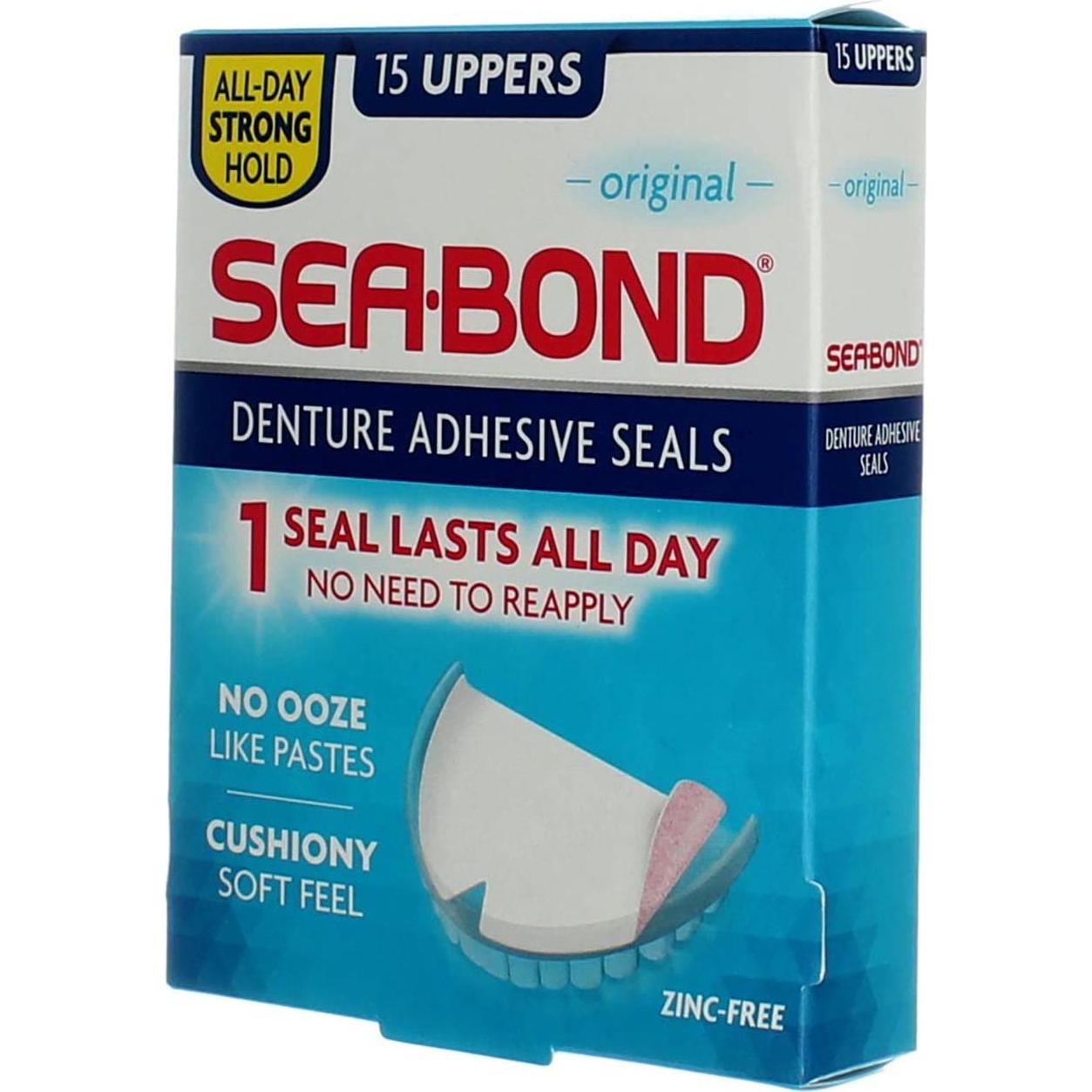 Adhesivo para Dentaduras Sea Bond 15ct Libre de Zinc