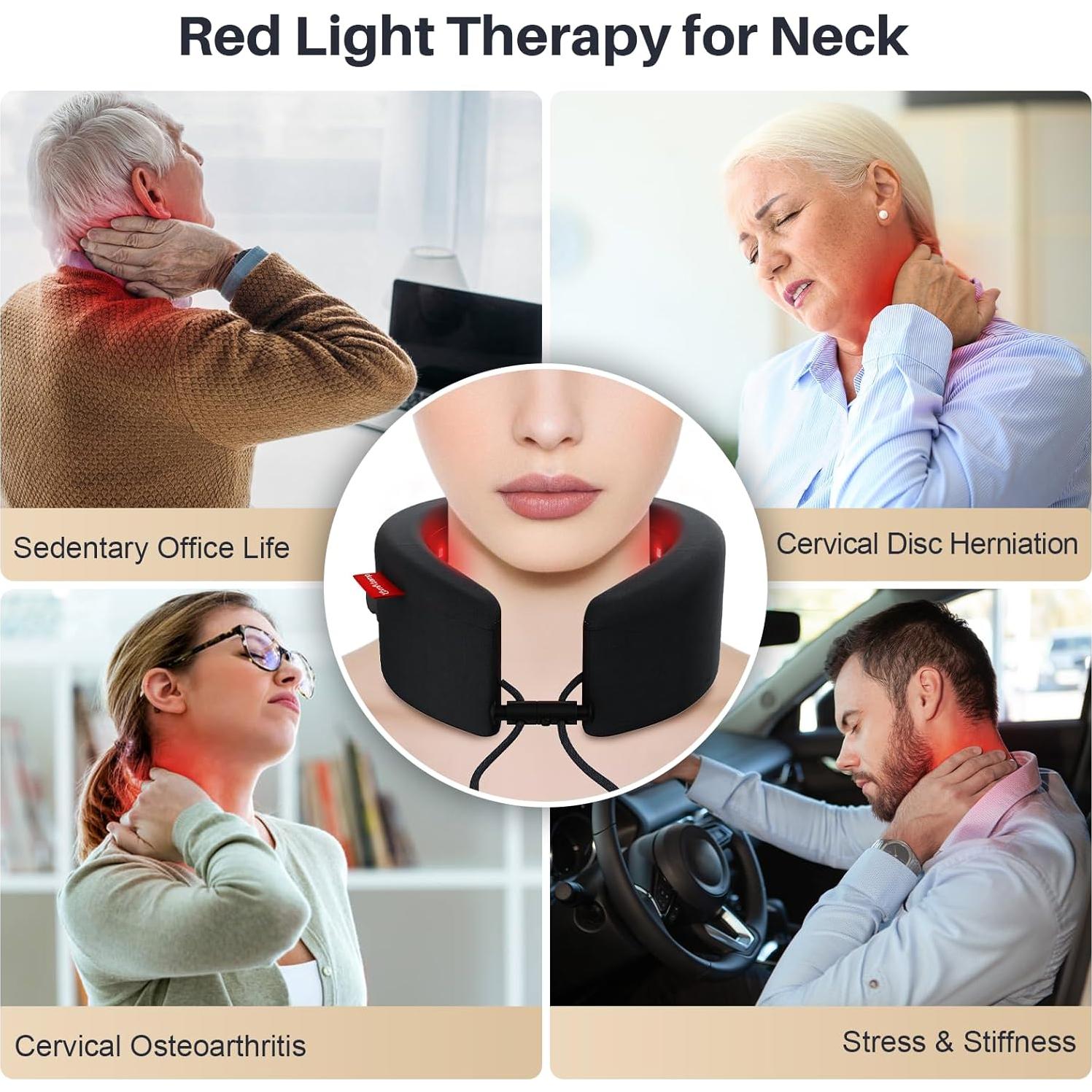 Comfytemp Envoltura de Luz Roja Portátil para Cuello