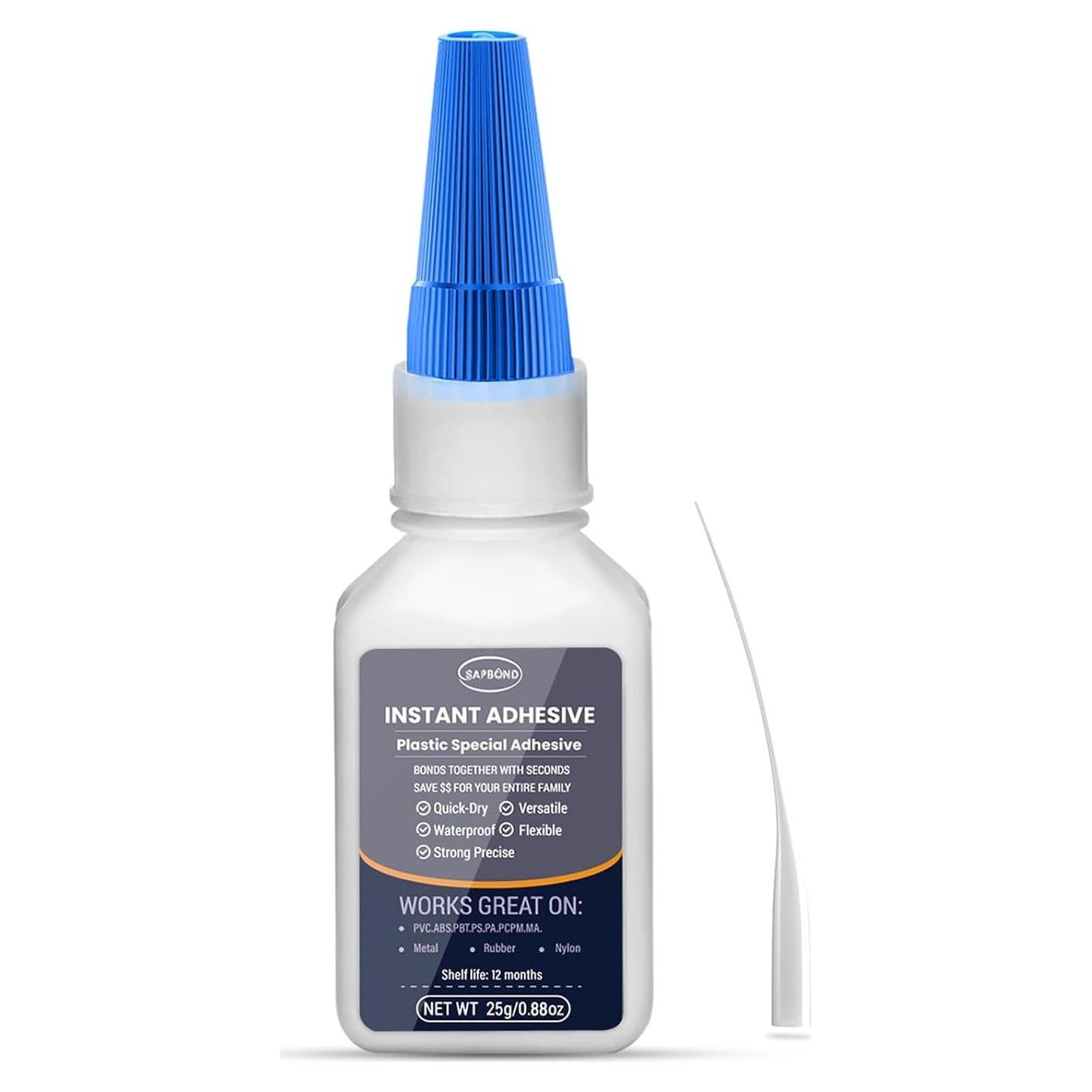Pegamento de Plástico Profesional SAPBOND 25g - Fuerte y Seguro