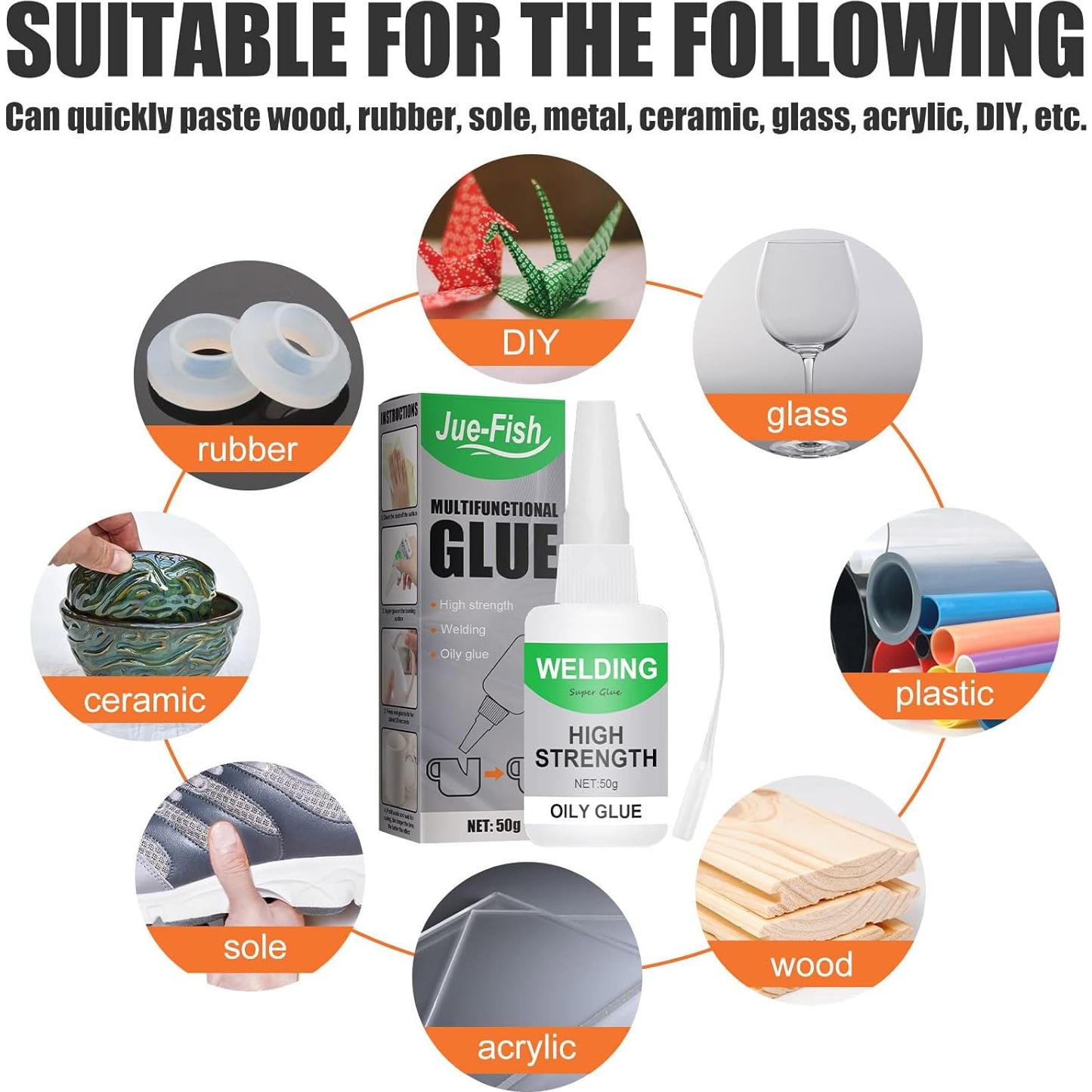 Pegamento Aceitoso Multifuncional AQISI 2 PCS - Alta Resistencia