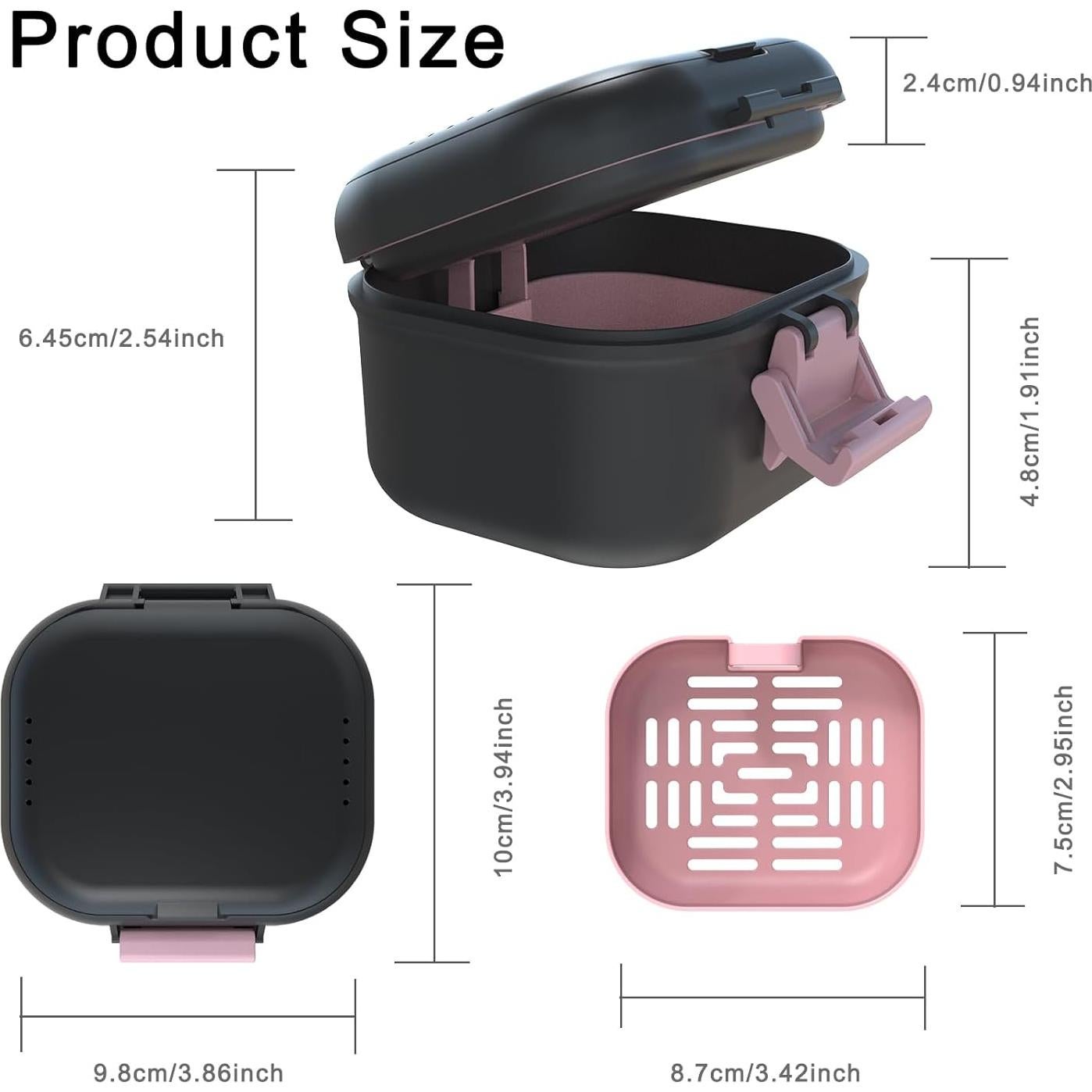 Taza para Dentaduras BVN con Filtro y Almacenamiento Mejorado