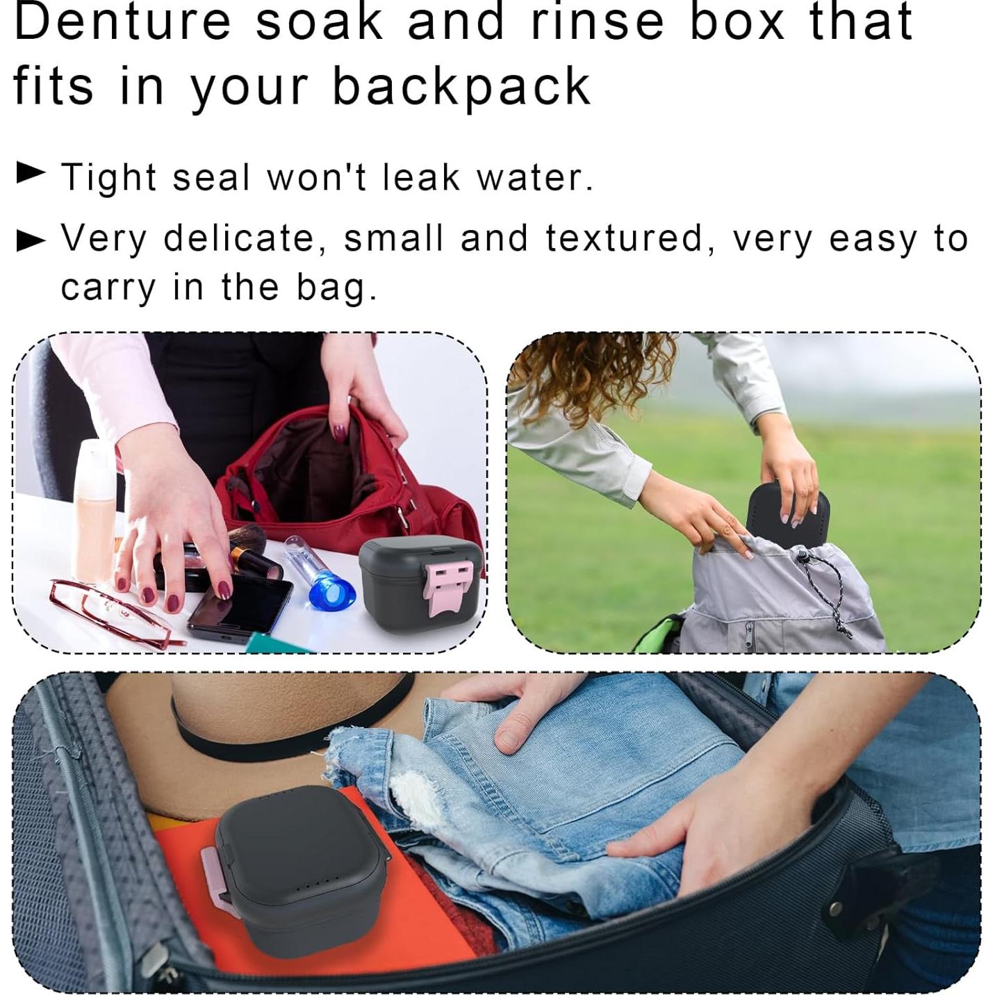 Taza para Dentaduras BVN con Filtro y Almacenamiento Mejorado