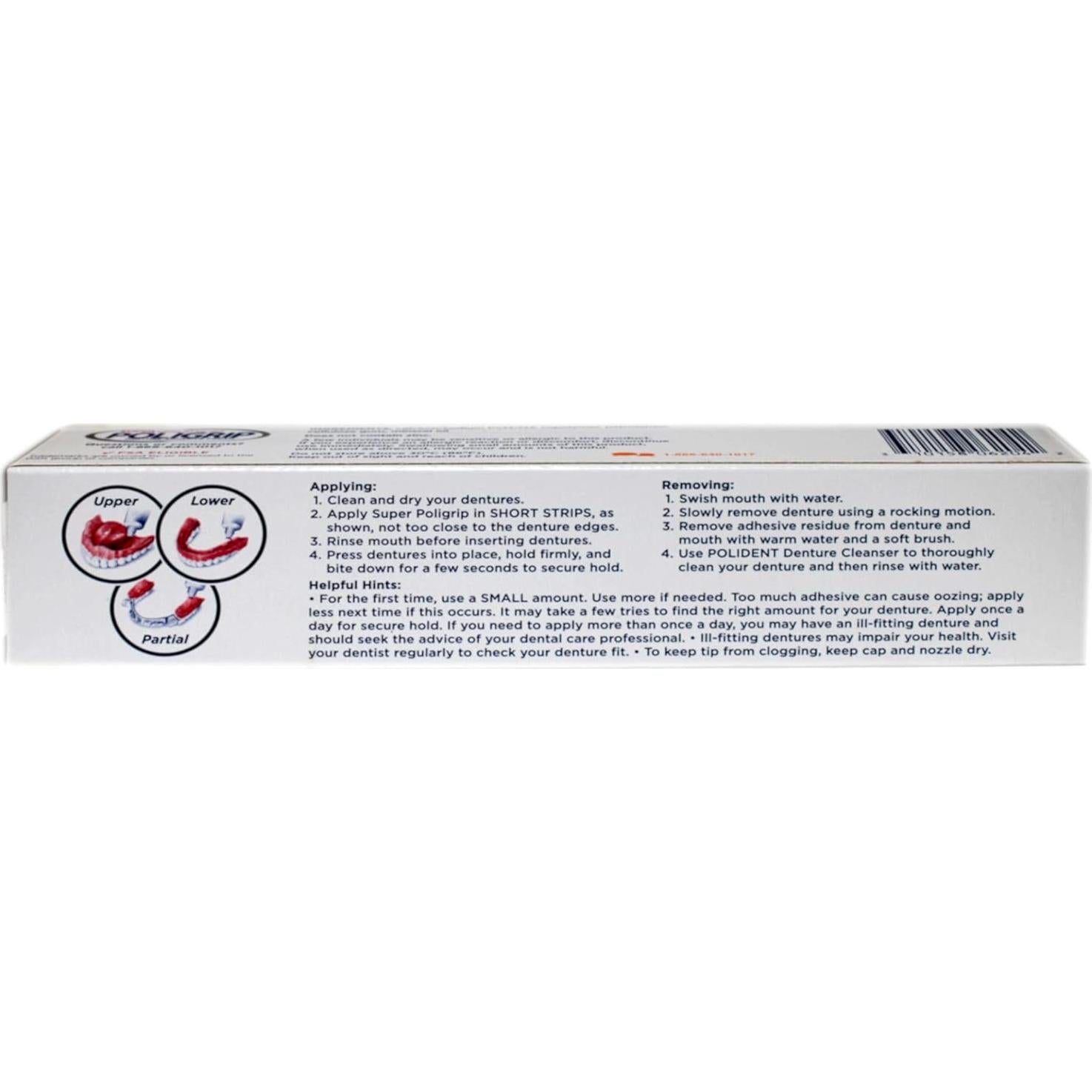 Crema Adhesiva para Prótesis Dental Super Poligrip 68g
