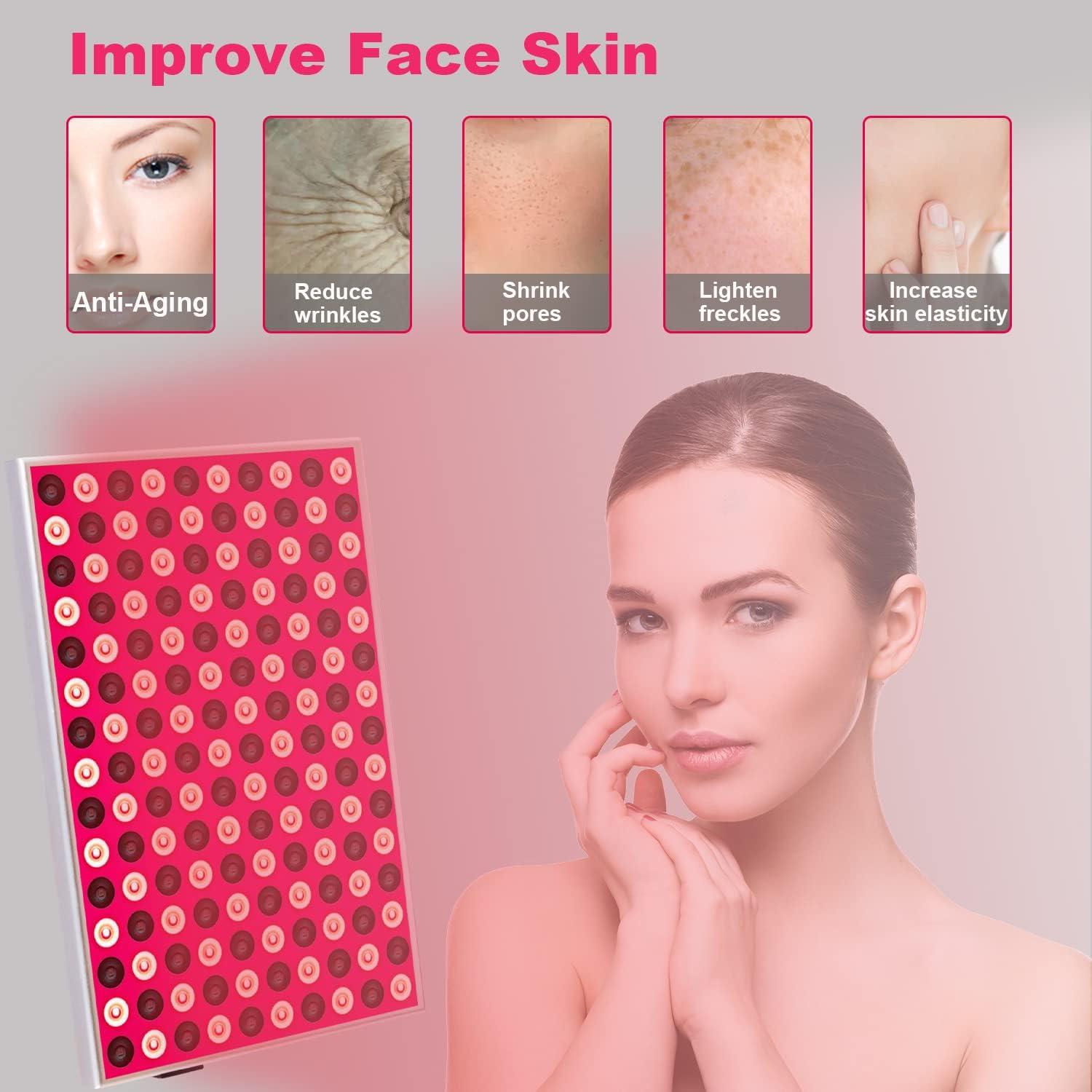 Panel de Luz Roja Osunby 660nm y 850nm para Alivio y Piel