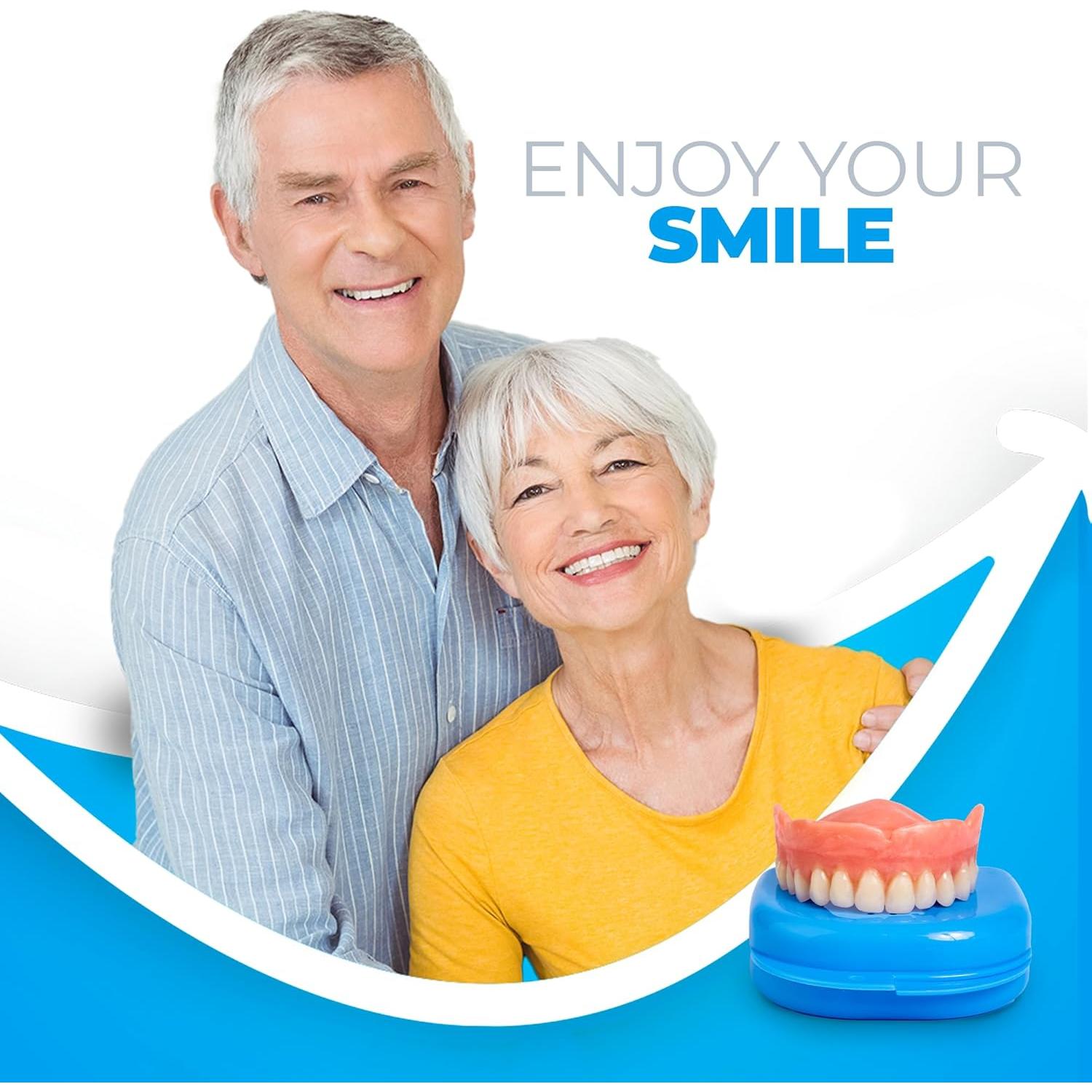 Kit de Prótesis Dental DIY Chemoment - 12 Piezas, Ajuste Personalizado