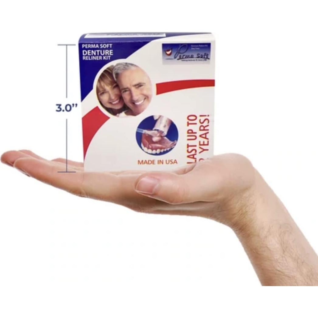 Kit Reforzamiento Dentaduras Perma Soft - 2 Cajas (4 dentaduras)