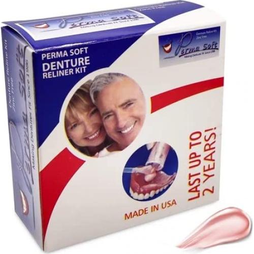 Kit Reforzamiento Dentaduras Perma Soft - 2 Cajas (4 dentaduras)