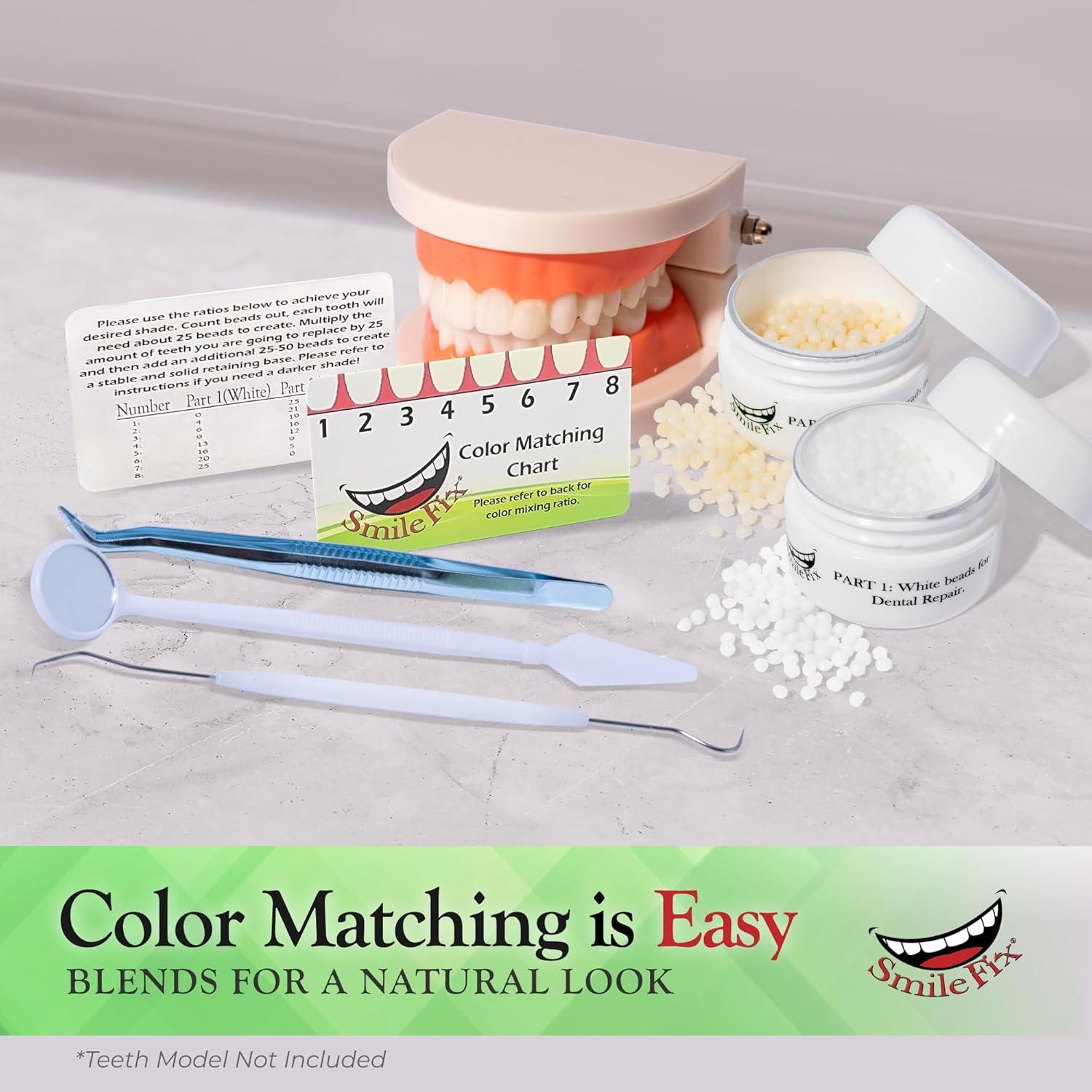 Kit de Reparación Dental SmileFix Deluxe - Herramientas y Perlas