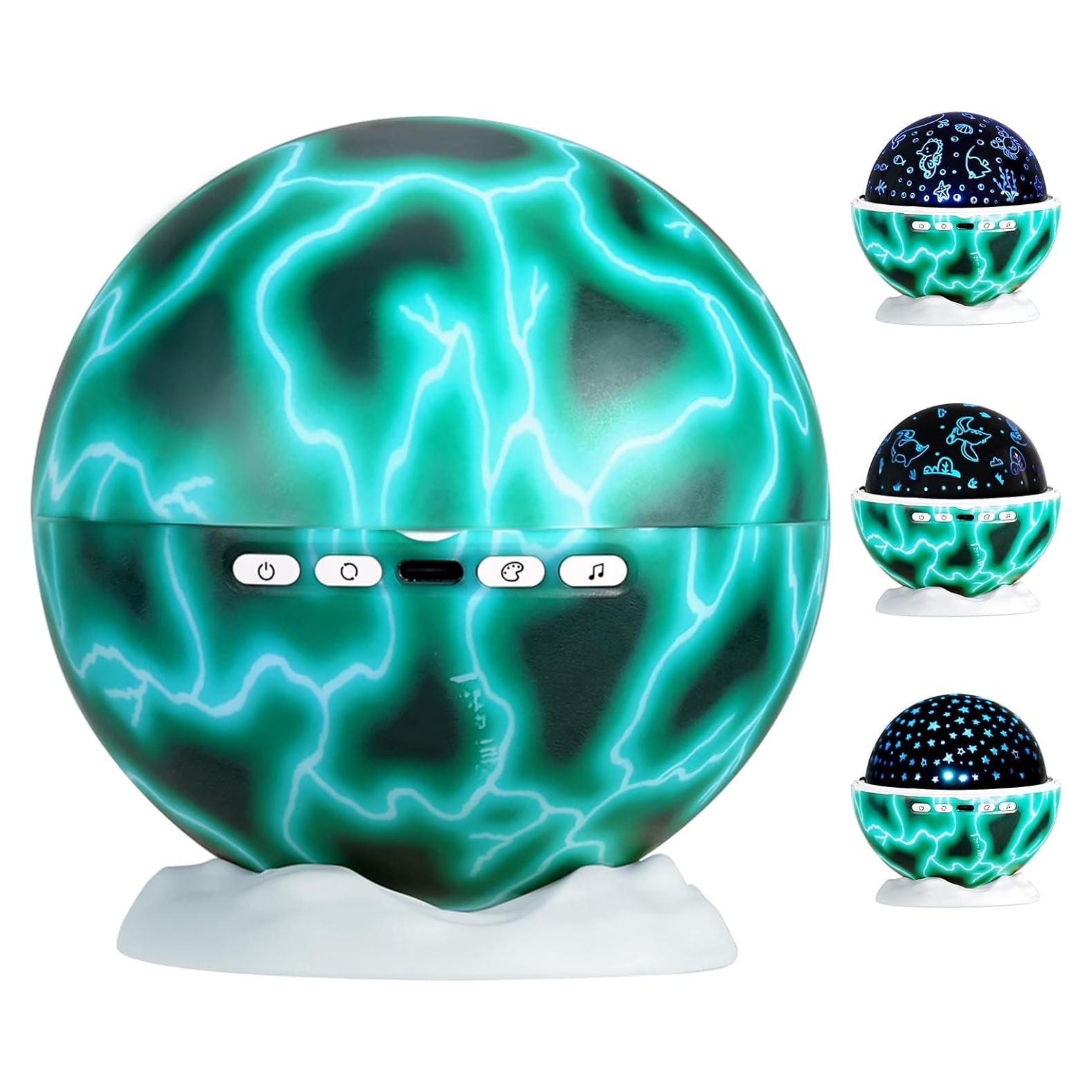 Proyector de Luz Nocturna BAISIQI 4 en 1 Verde 316g