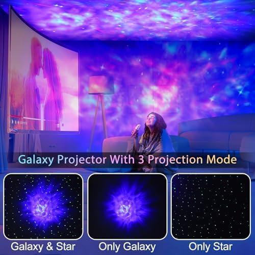 Proyector de Estrellas HSP RI LO Luz Nocturna con Control Remoto