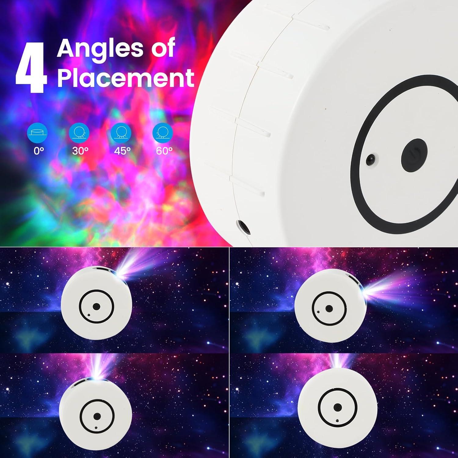 Proyector de Estrellas HSP RI LO Luz Nocturna con Control Remoto