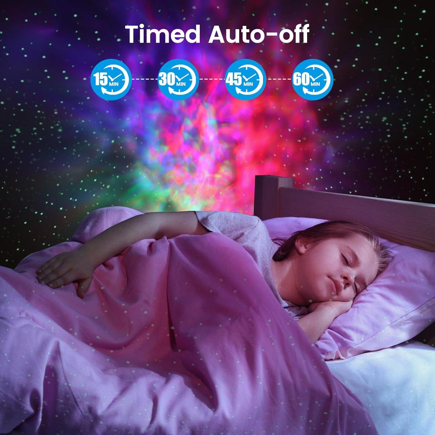 Proyector de Estrellas HSP RI LO Luz Nocturna con Control Remoto