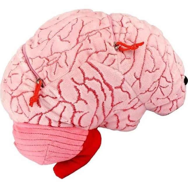 Peluche Cerebro Deluxe GIANTmicrobes 24cm con Neurona