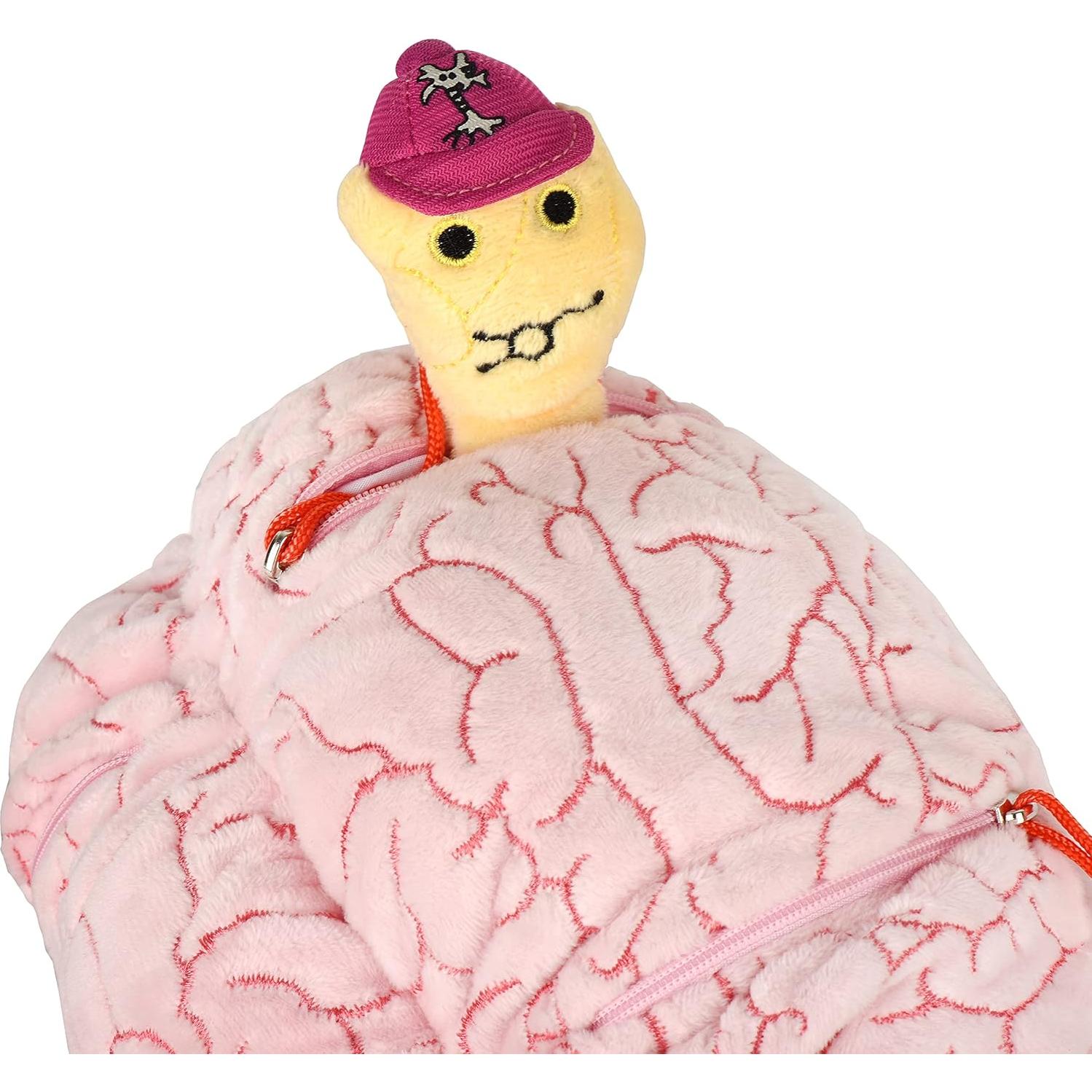 Peluche Cerebro Deluxe GIANTmicrobes 24cm con Neurona