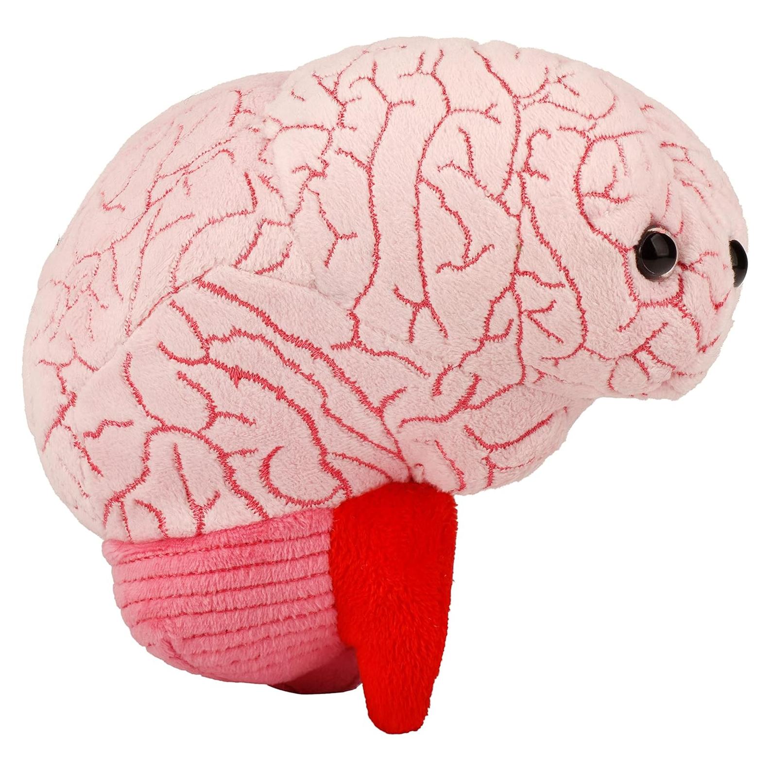 Peluche Cerebro GIANTmicrobes 15 cm - Regalo Educativo Salud Mental