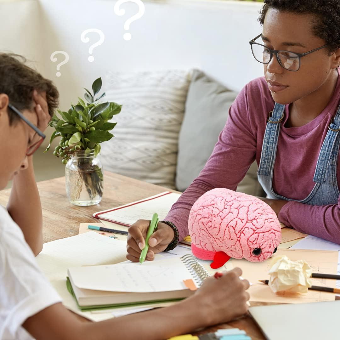 Peluche Cerebro GIANTmicrobes 15 cm - Regalo Educativo Salud Mental
