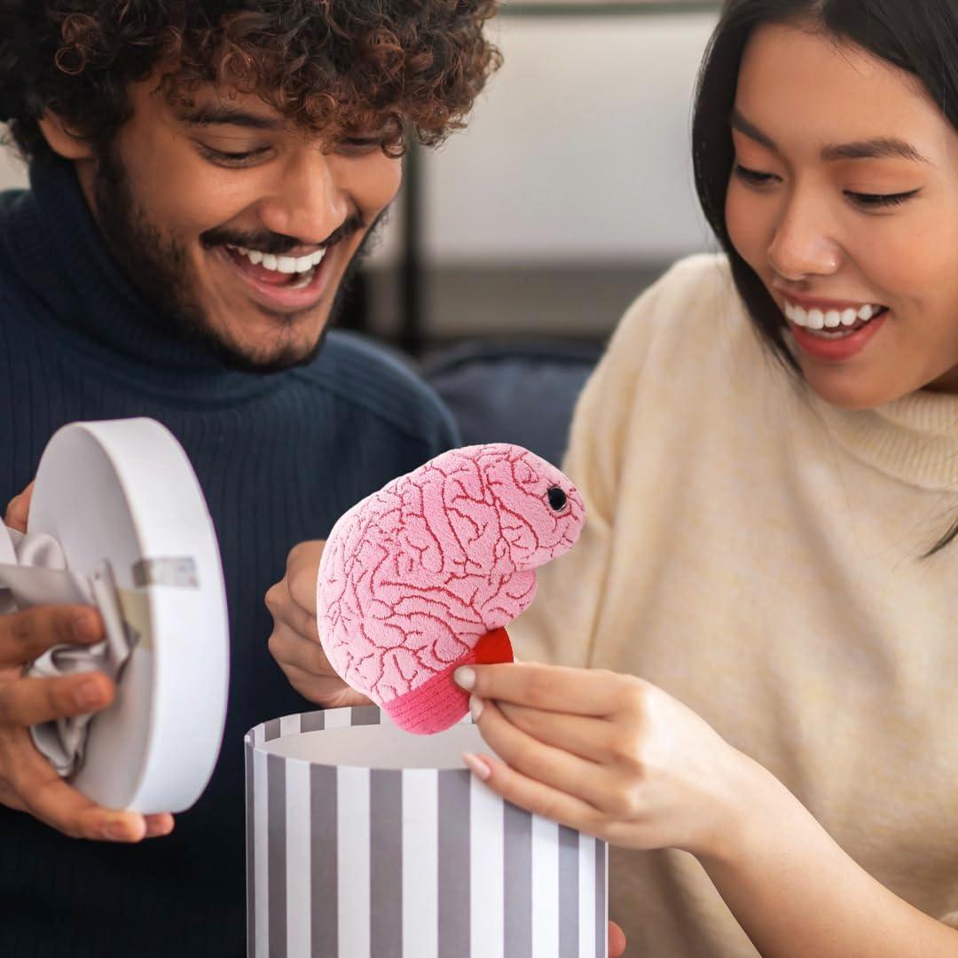 Peluche Cerebro GIANTmicrobes 15 cm - Regalo Educativo Salud Mental