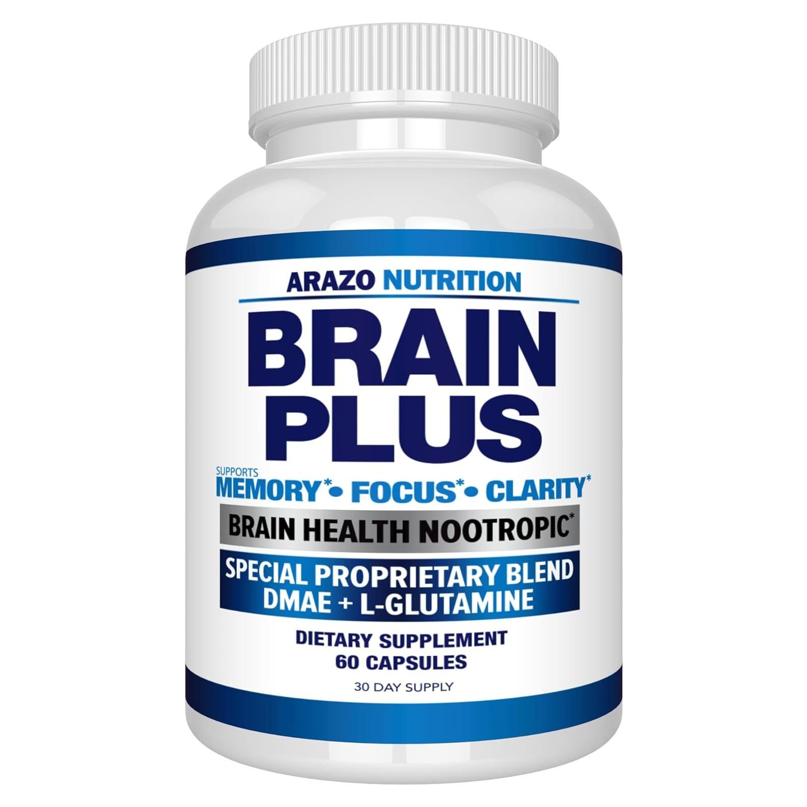 Suplemento Cerebral Arazo Nutrition Brain Plus - 41 Ingredientes