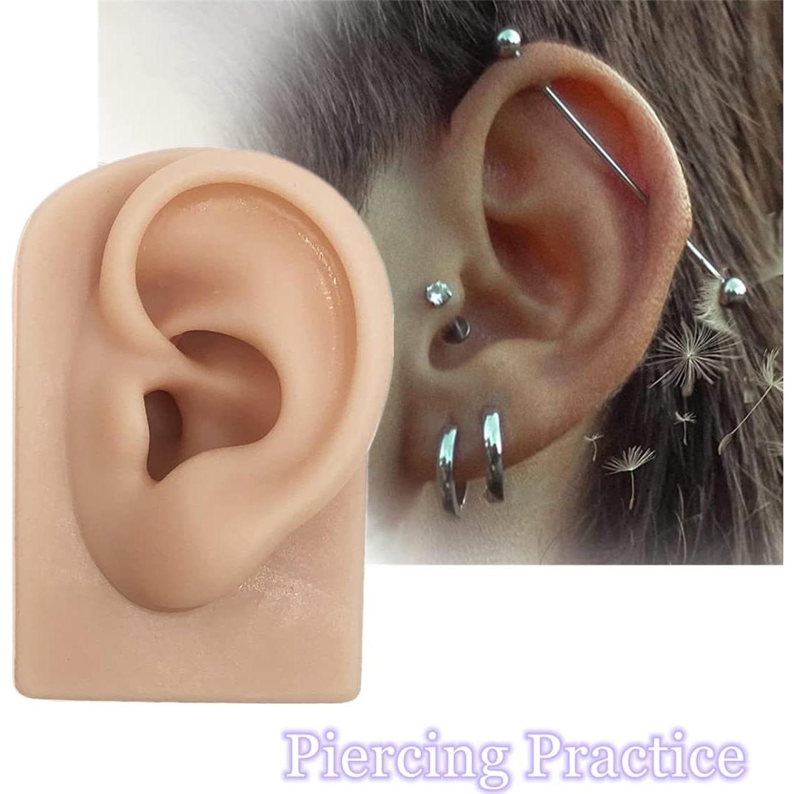 Modelo de Oreja de Silicona Suave Hipifans - 2 Pcs Realista