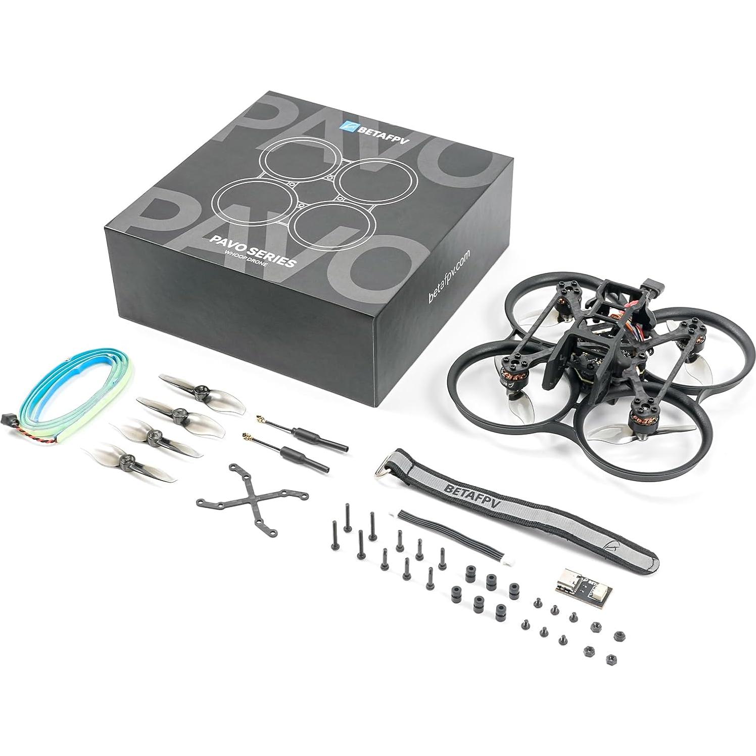 Dron Pavo20 sin escobillas BETAFPV con soporte HD y motor 1103