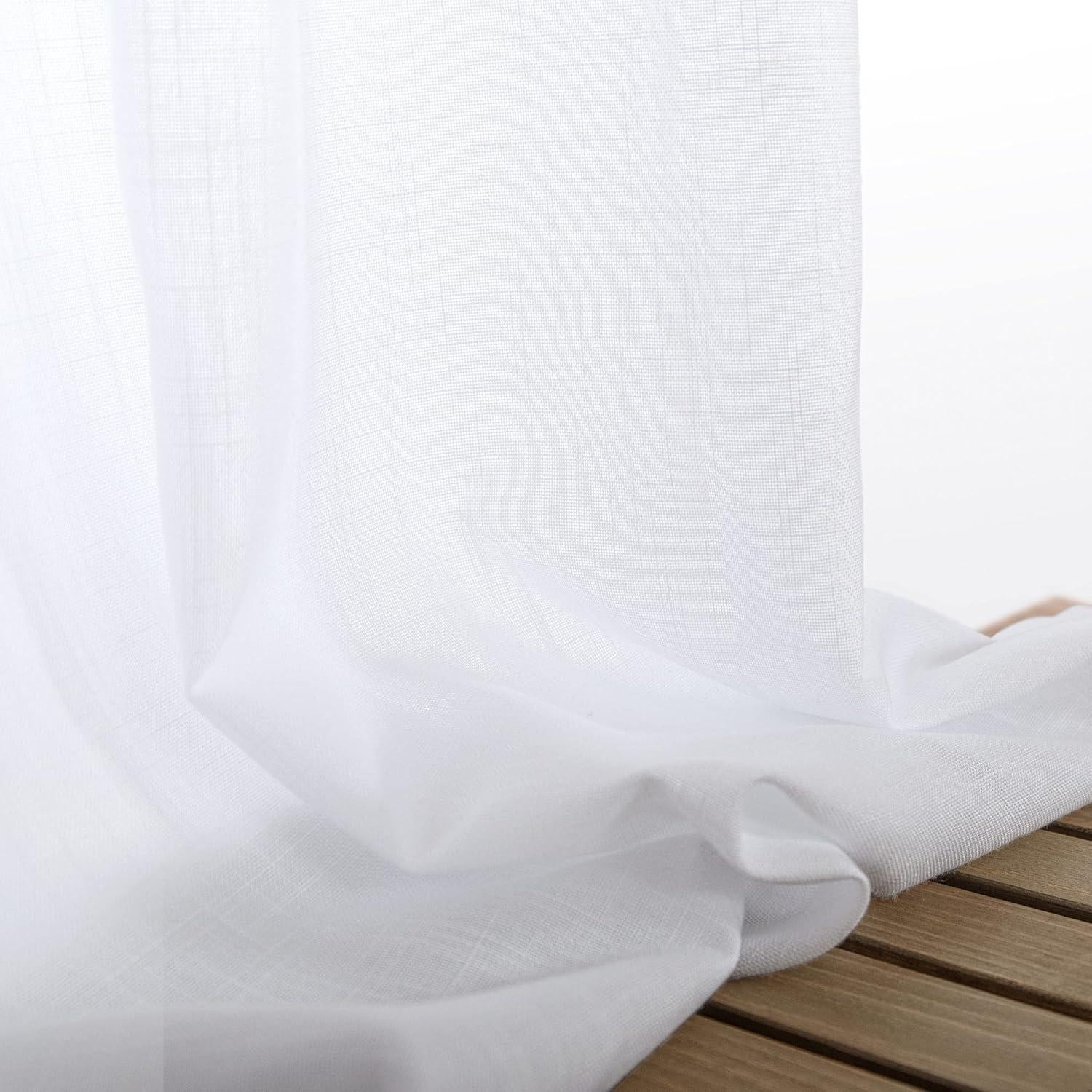 Cortinas KOUFALL 152x229 cm Semitransparentes Juego de 2