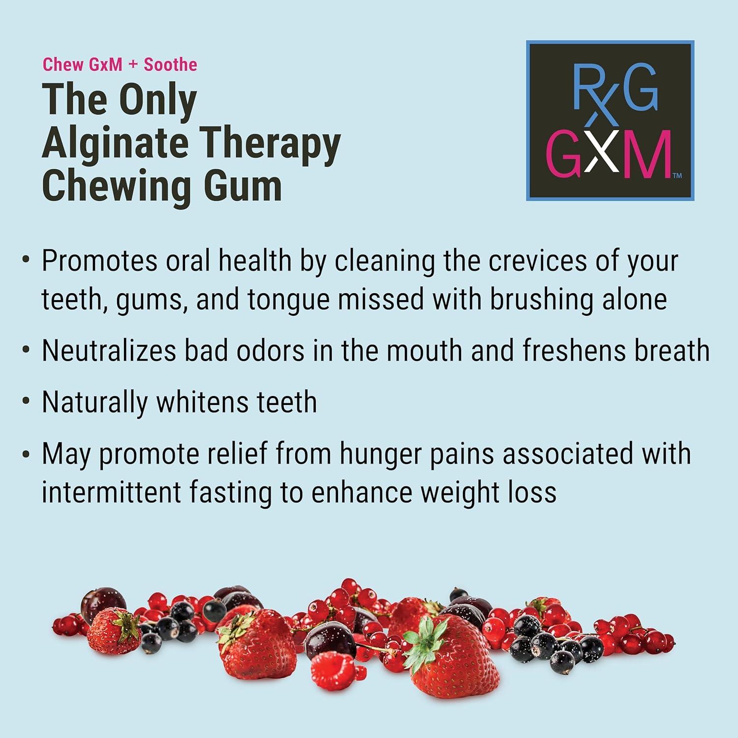 Chicle Funcional Reflux Gourmet Berry Soothe 30 Unidades