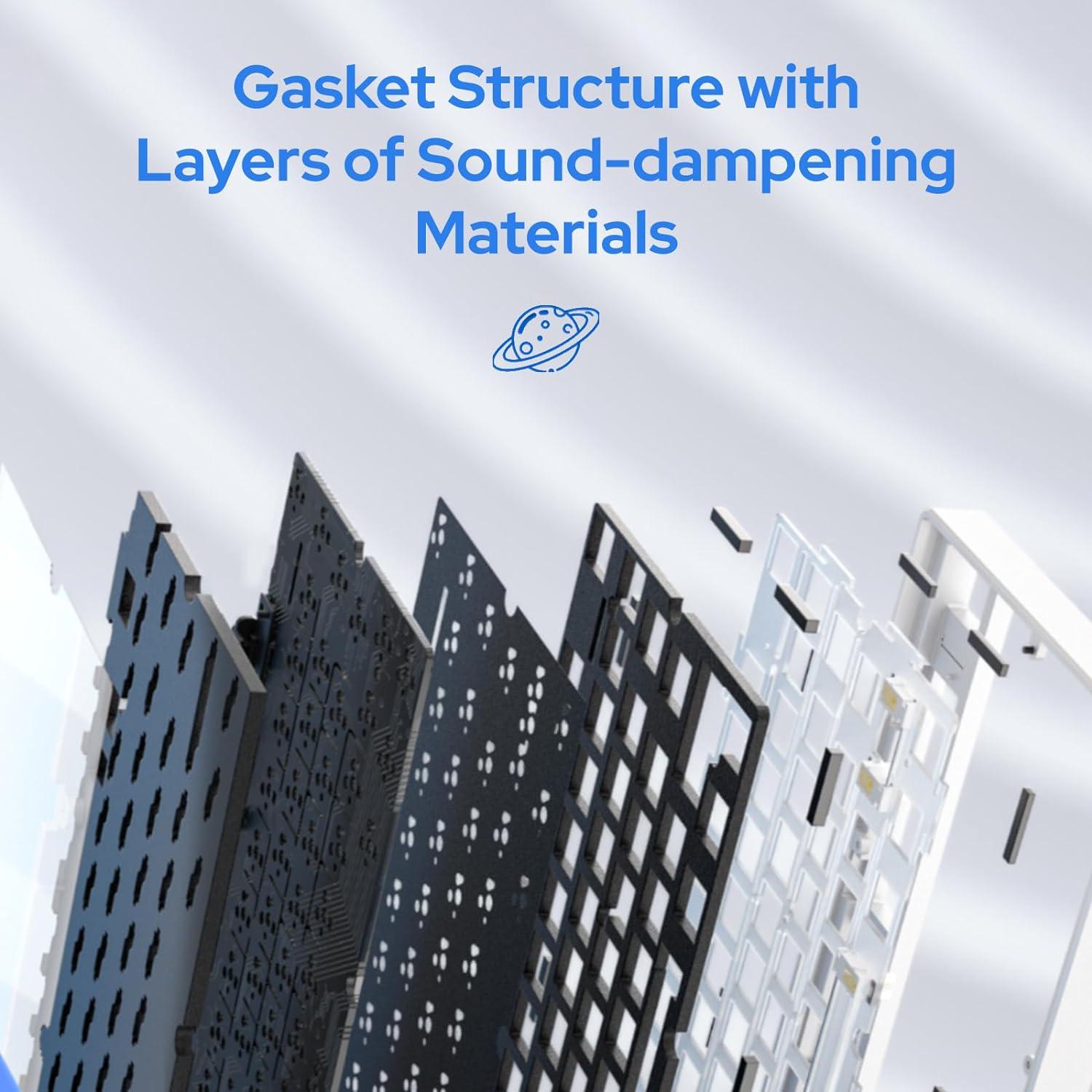 Teclado Gaming EPOMAKER Hi75 Aluminio RGB 75% Negro