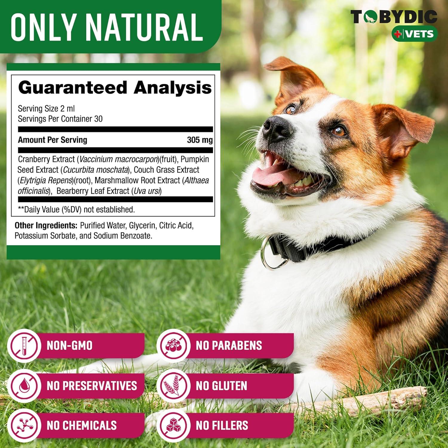 Suplemento Natural para UTI de Gato y Perro Tobydic 60ml