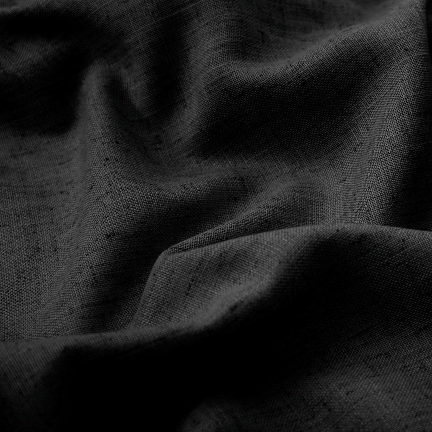 Cortinas Negras KOUFALL 2 Paneles 52x96 cm Semitransparentes