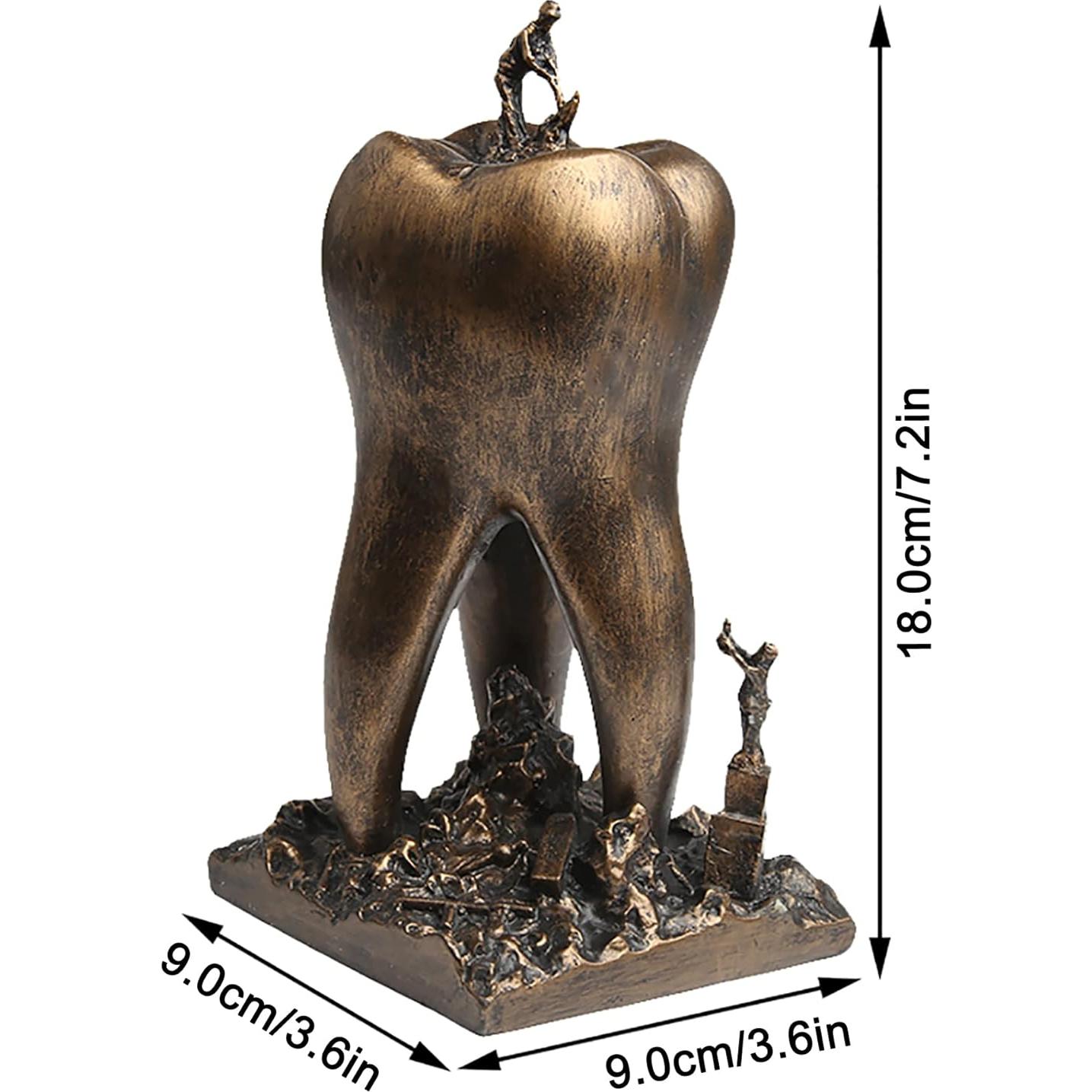 Adorno de Escritorio Dental Vocadok - Diente de Resina Multicolor