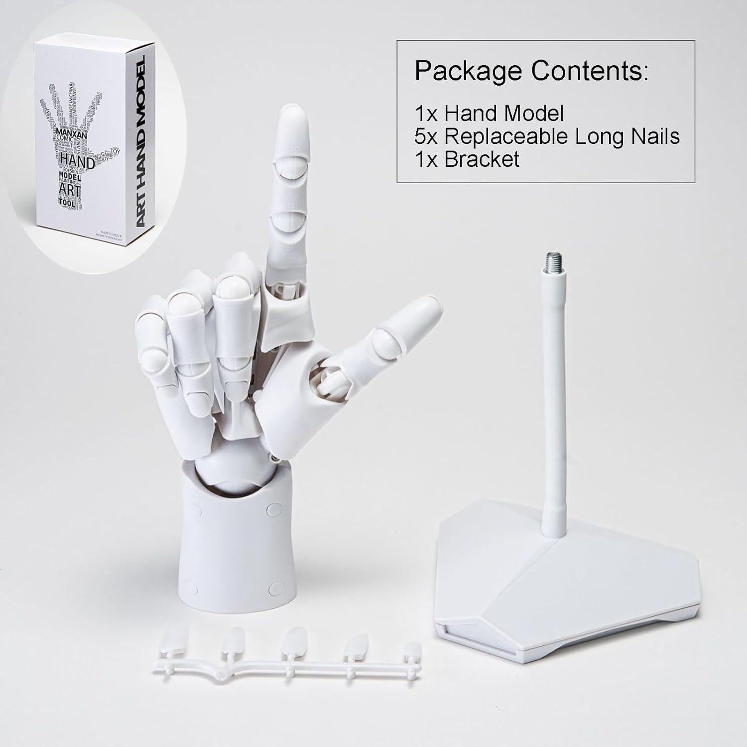 Modelo de Mano Flexible PVC Easying Life 25cm Gris