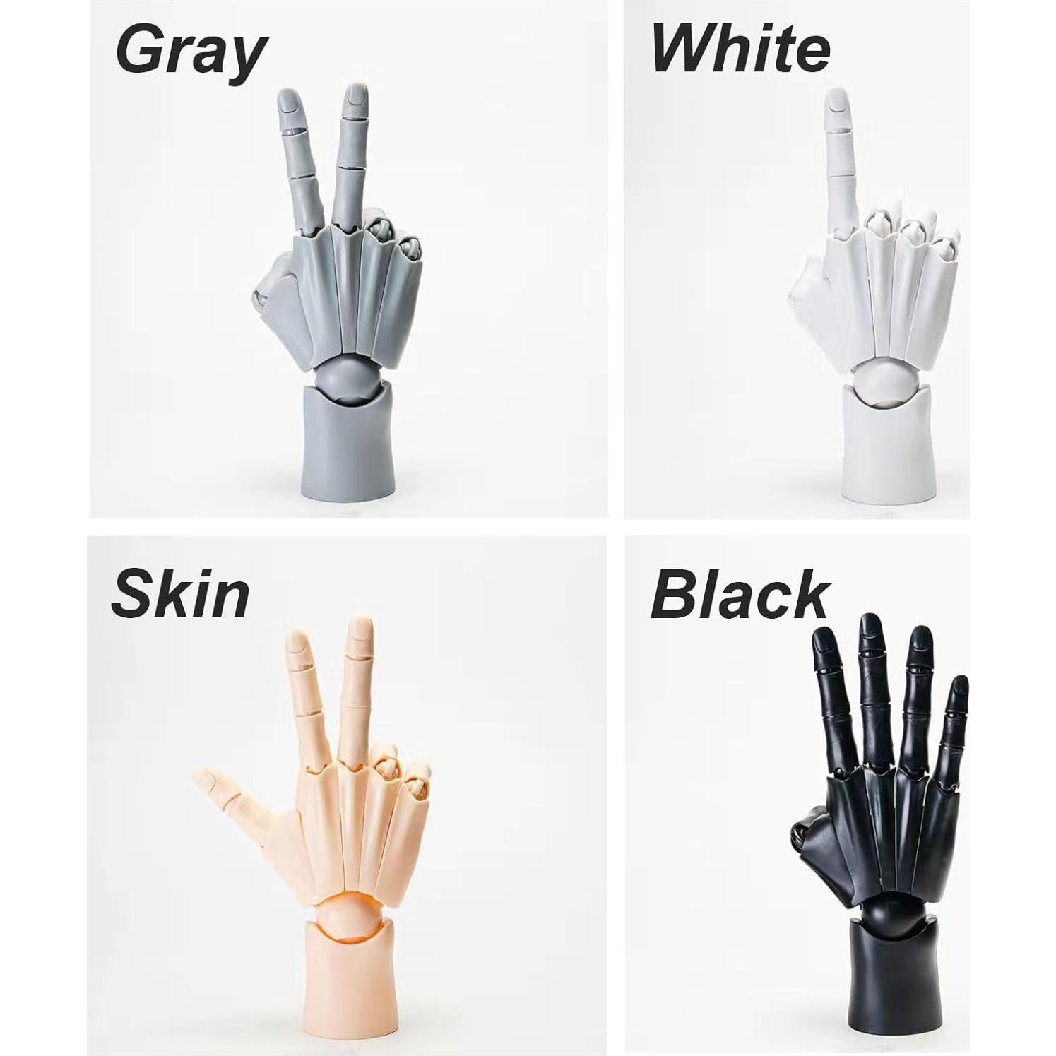 Modelo de Mano Flexible PVC Easying Life 25cm Gris