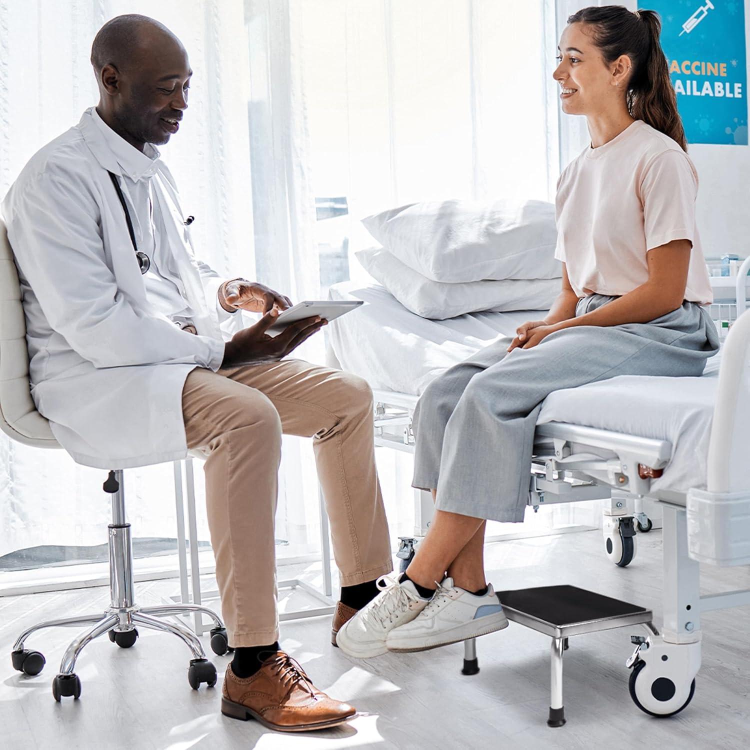 Taburete de Paso Vaunn Medical Acero Antideslizante 158kg