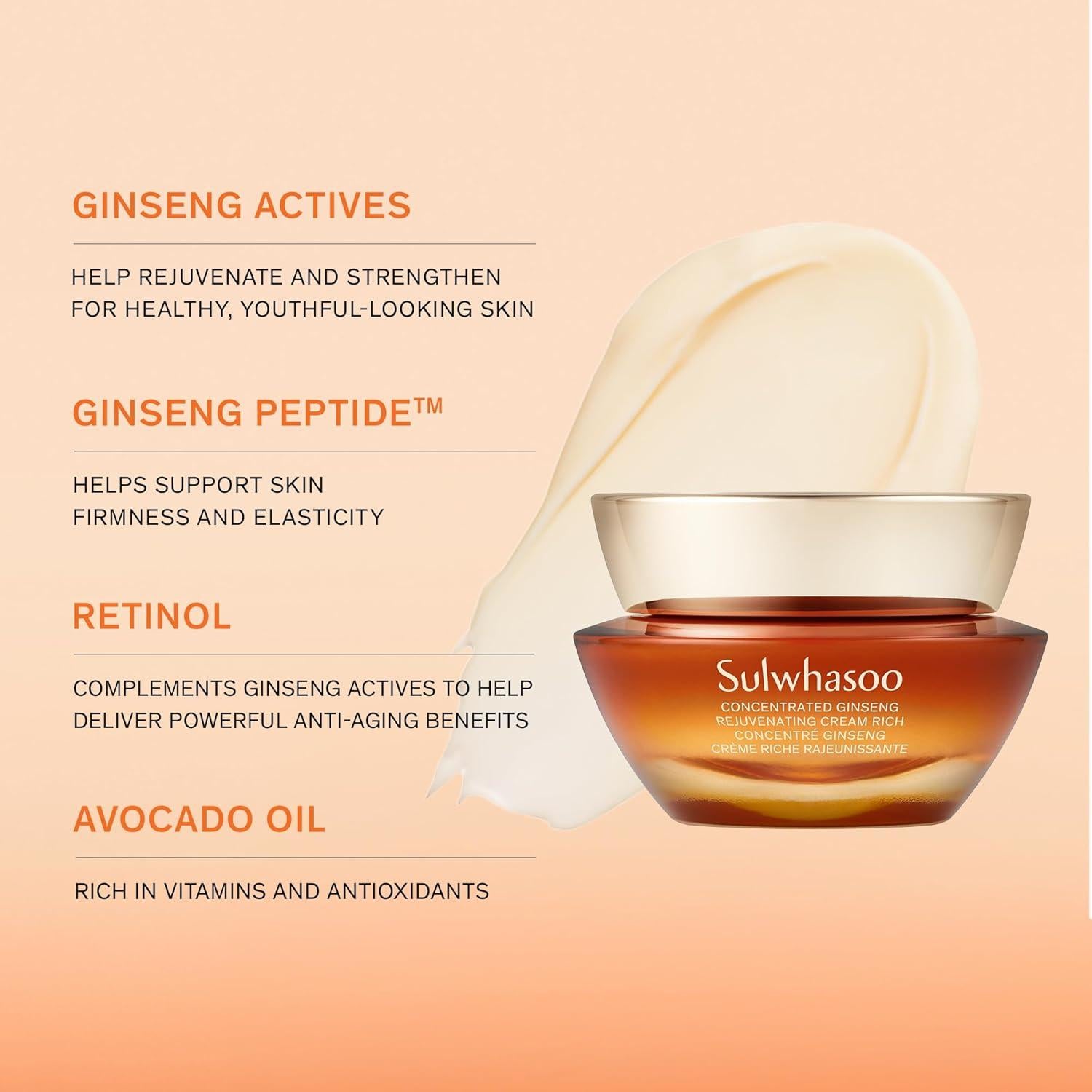 Crema Rejuvenecedora Sulwhasoo Ginseng 50 ml Antienvejecimiento