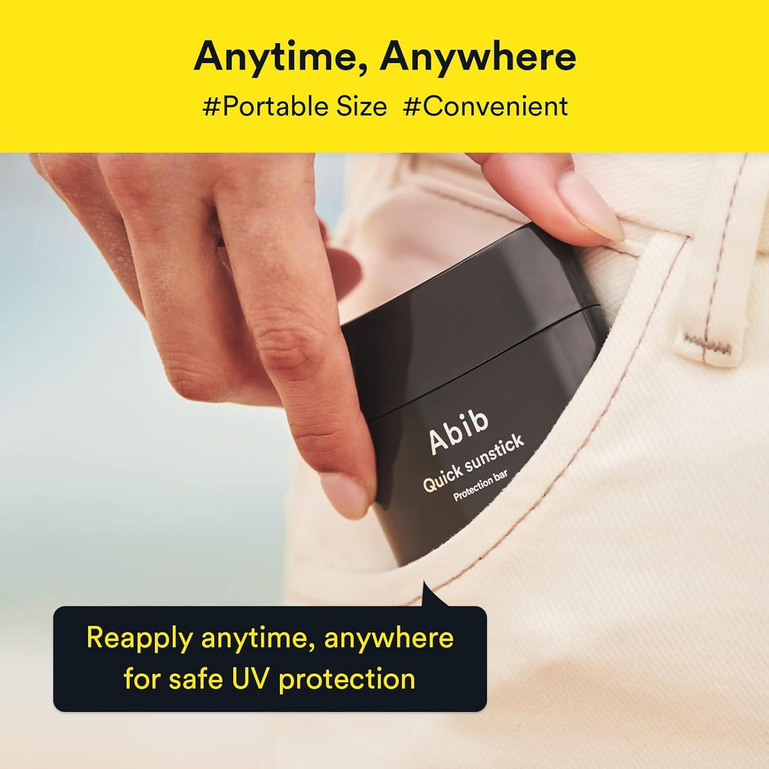 Protector Solar Abib Quick Sunstick SPF50+ 22g - Sin Residuos