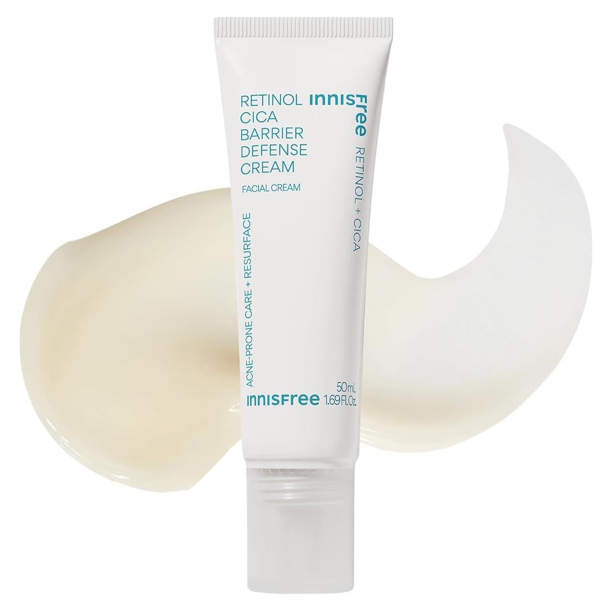 Crema Barrera Retinol Cica Innisfree 50ml Piel Sensible