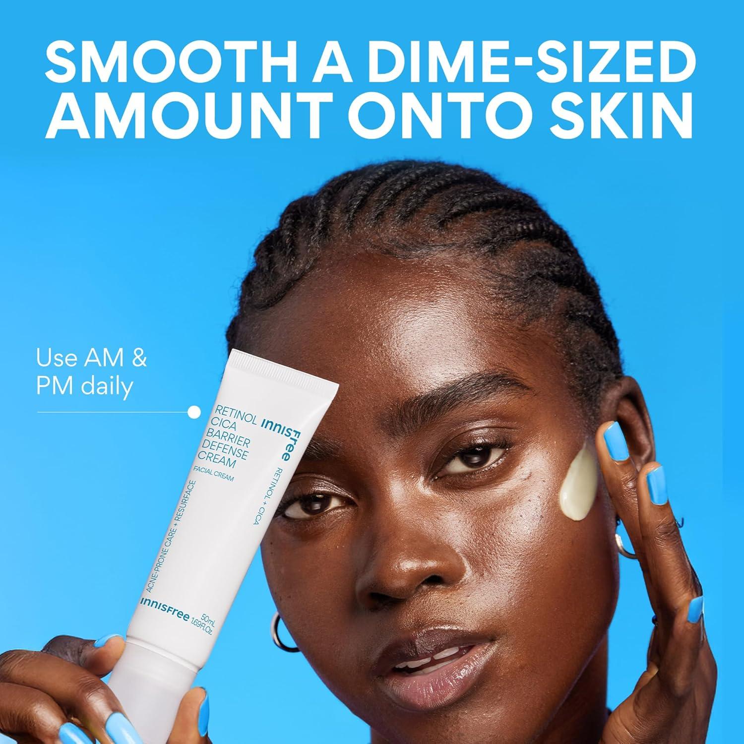 Crema Barrera Retinol Cica Innisfree 50ml Piel Sensible