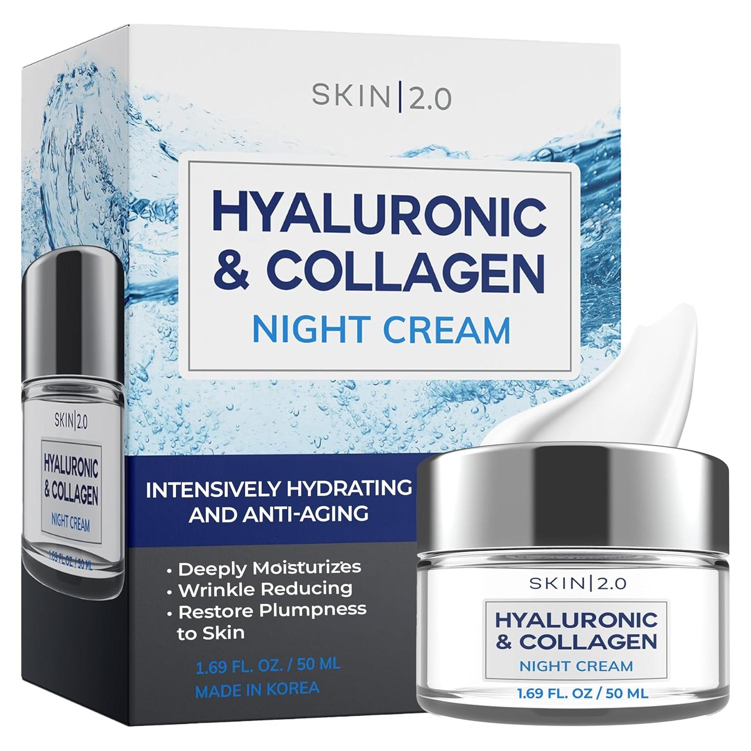 Crema Hidratante Facial Skin 2.0 con Ácido Hialurónico 50ml