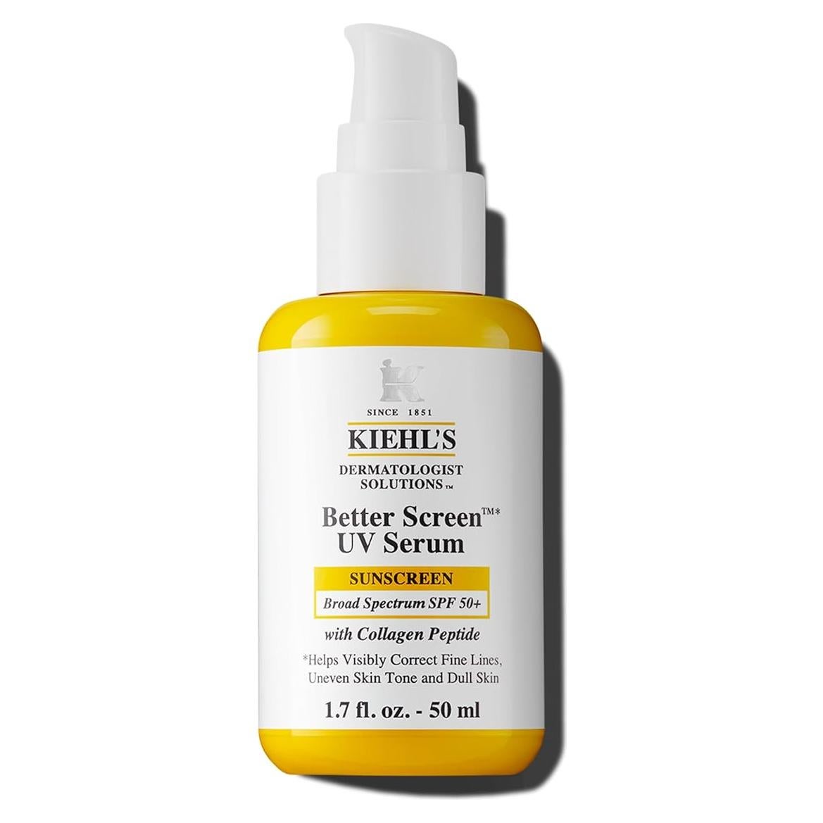 Sérum Solar Facial Kiehl's SPF 50+ con Colágeno 50 ml
