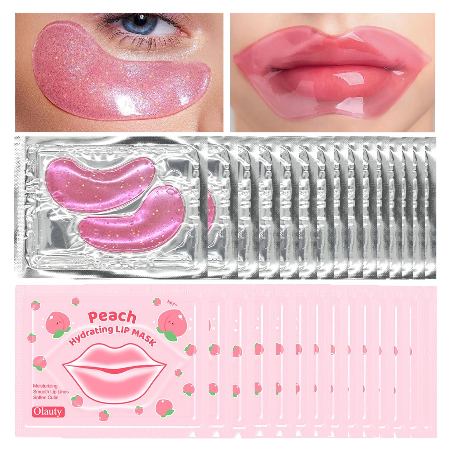 30 Pares de Mascarillas Labiales y para Ojos BliBling - Hidratantes
