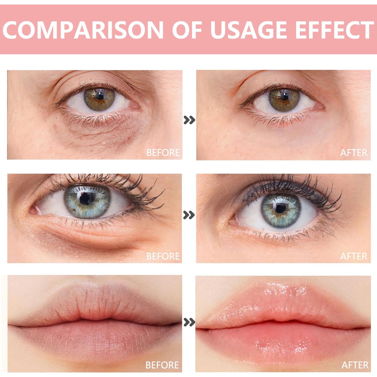 30 Pares de Mascarillas Labiales y para Ojos BliBling - Hidratantes