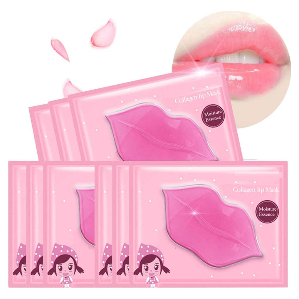 Mascarilla Labial Hidratante Felico 30PCS Colágeno Rosa