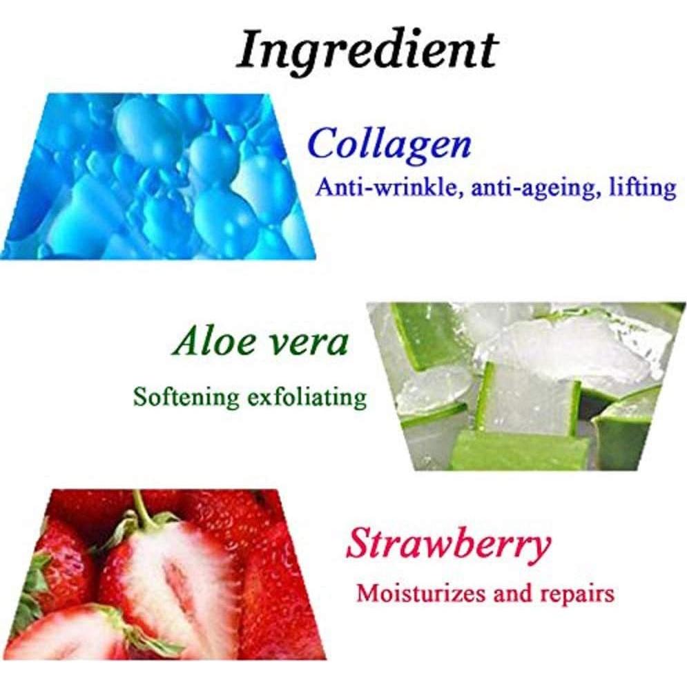 Mascarilla Labial Hidratante Felico 30PCS Colágeno Rosa