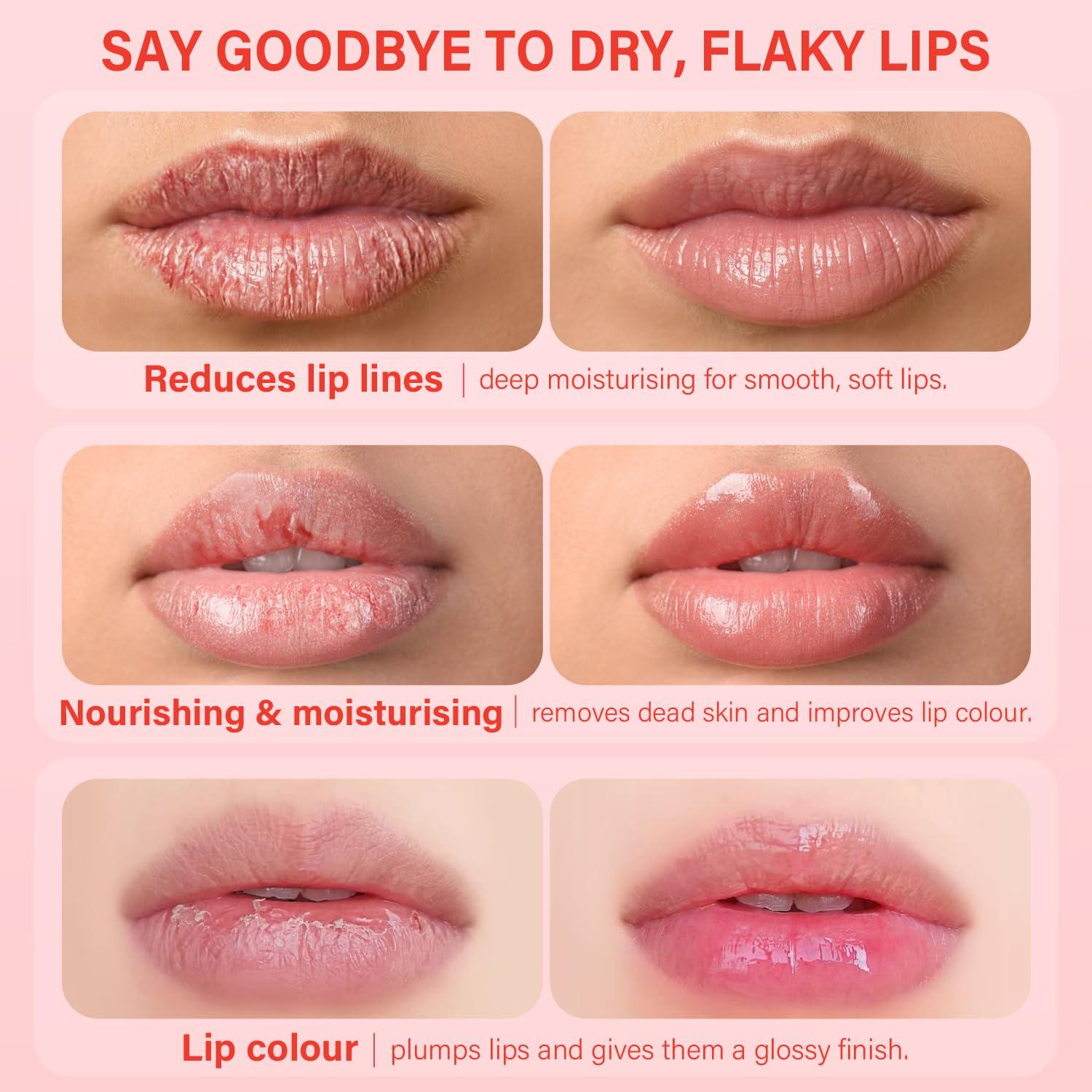 Juego de Mascarillas Labiales ULLUXE 4 Piezas Hidratantes