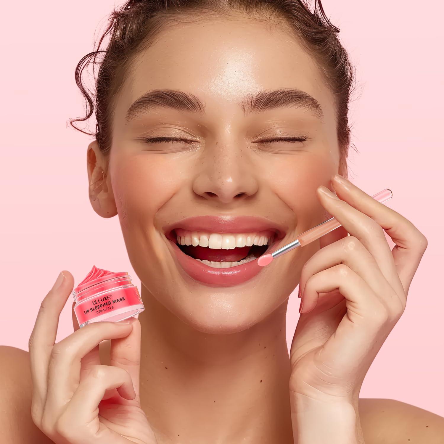 Juego de Mascarillas Labiales ULLUXE 4 Piezas Hidratantes